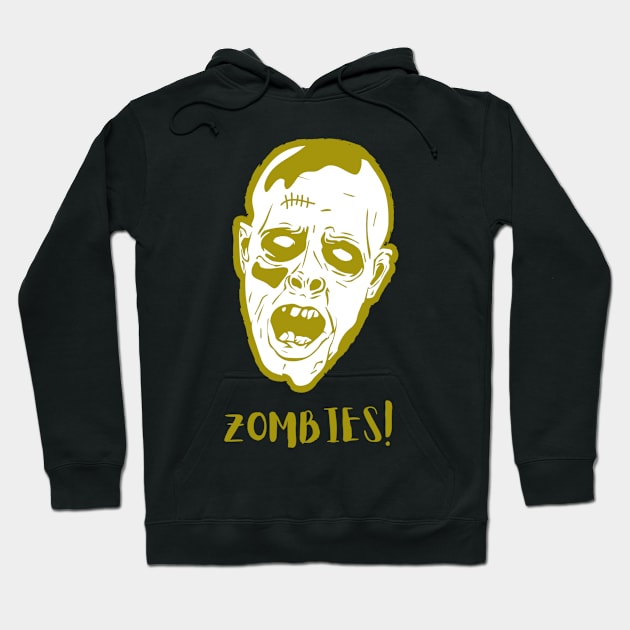 Spooky Zombie Apparel Hoodie by Topher's Emporium